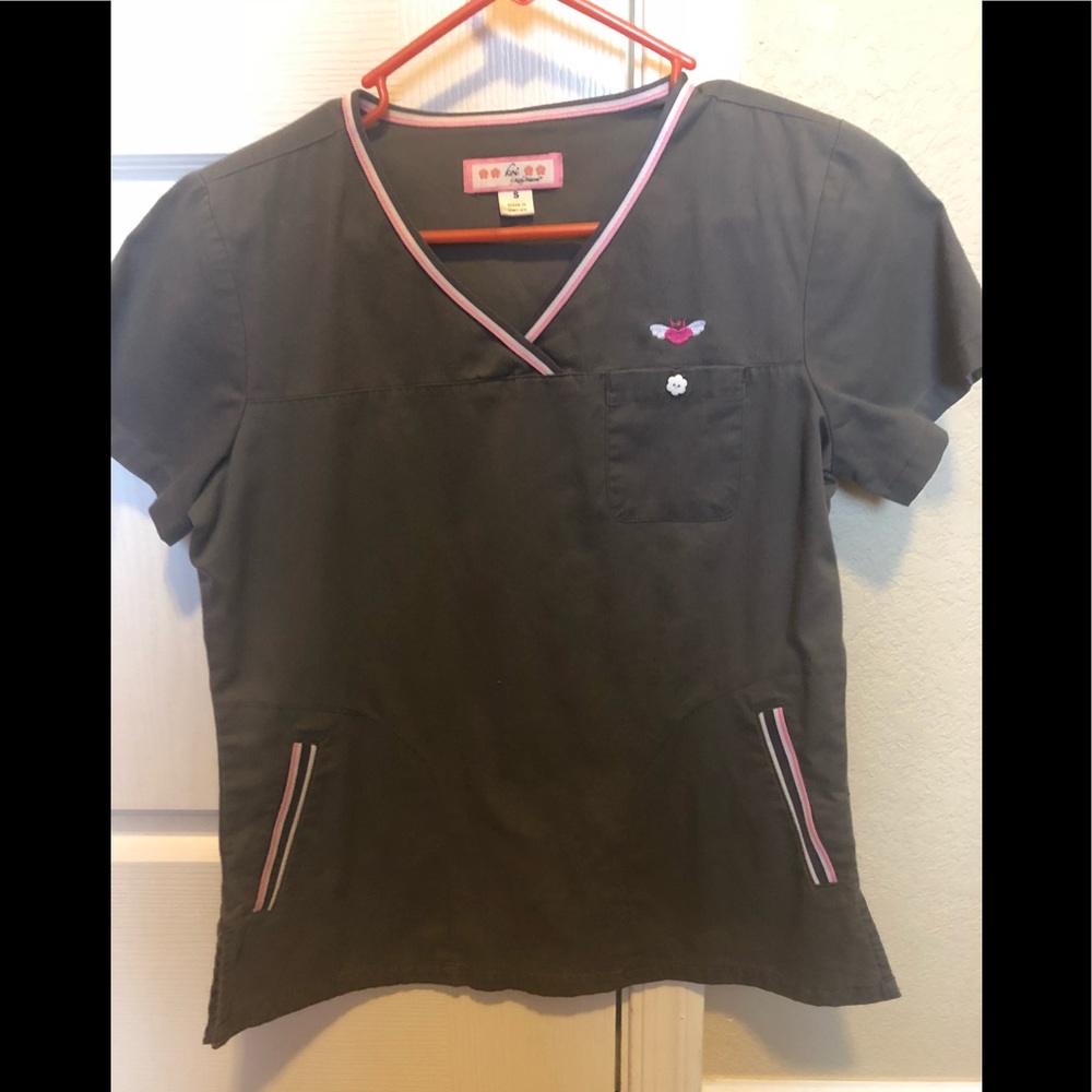 Koi scrub top